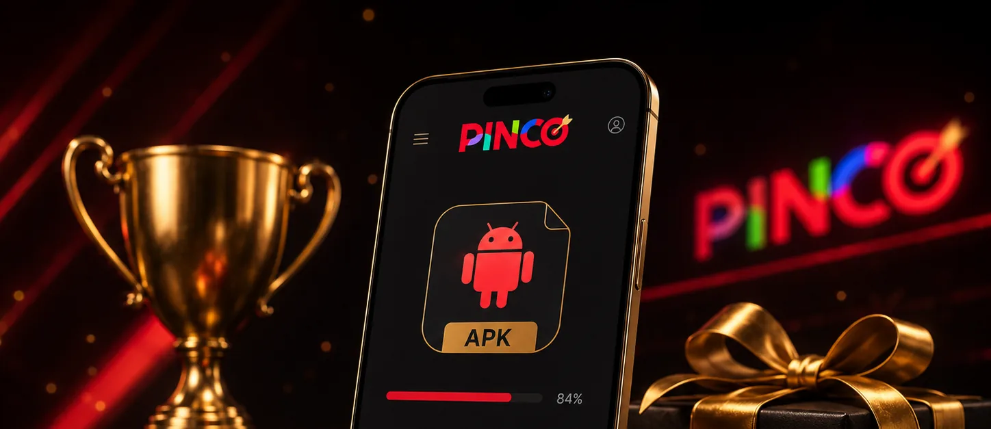 Pinco Android APK download screen with progress bar