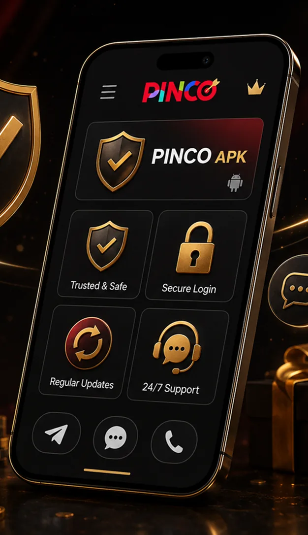 Pinco APK installation and security screen